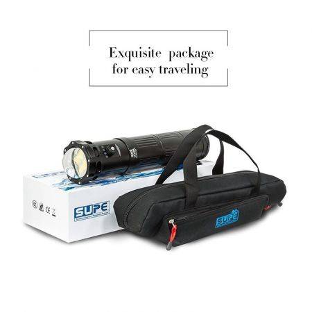 SUPE V12K 24000Lm video scuba light