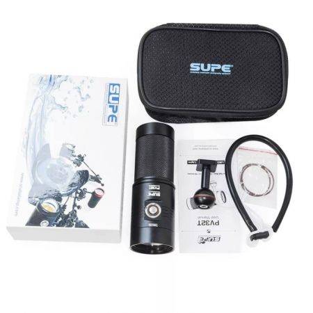 SUPE Video diving light PV32T 3000Lm