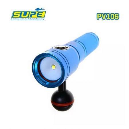 Lampe de plongée vidéo macro PV10S 1200Lm SUPE