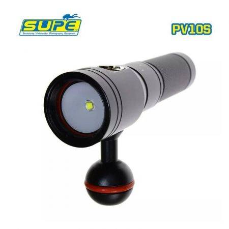 Lampe de plongée vidéo macro PV10S 1200Lm SUPE