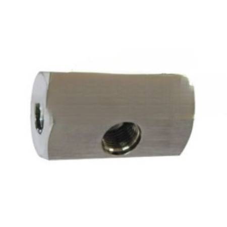 3-way block 1/4" female BSP