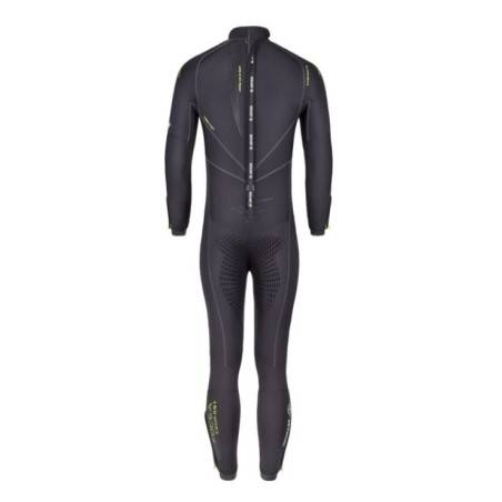 Combinaison Apnée Beuchat Inspiro 5mm Homme - Néoprène Élastique Écologique, 2 Pièces, Coupe Anatomique - Noir, Taille XS