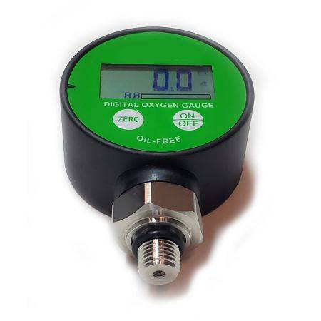 Digital pressure gauge 0-400bars OXYGEN compatible