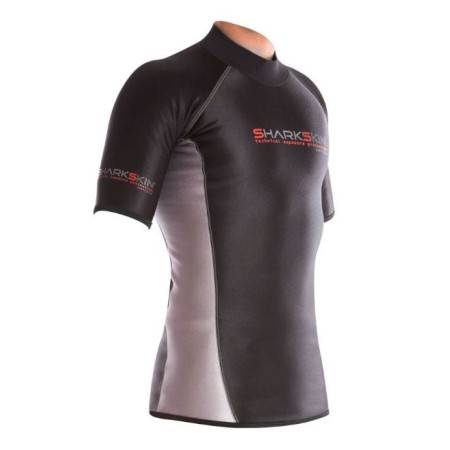 Sharkskin Short Sleeves Vest Chillproof Top Men