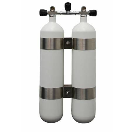Twin diving cylinders 2x12L 232 bar