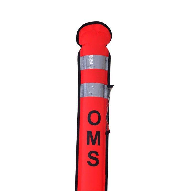 OMS surface marker buoys (SMB) 1.80m red color - DIVEAVENUE