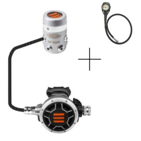 Diving regulator hire pack (pressure gauge, direct system hose)
