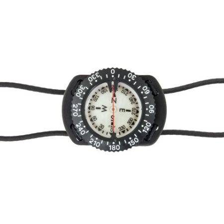 Underwater scuba compass with bungee TECLINE