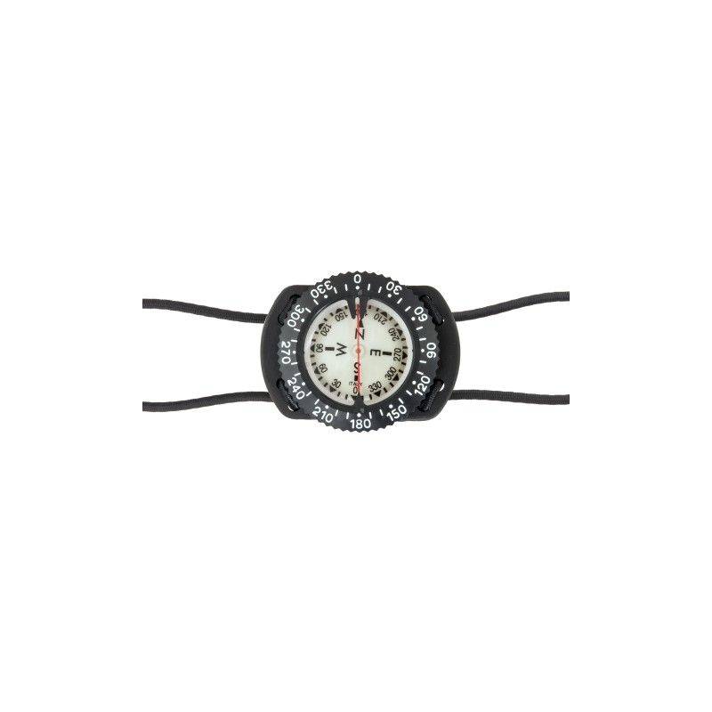 Underwater scuba compass with bungee TECLINE
