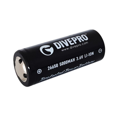 Batterie Li-ion 26650 5000mA DIVEPRO