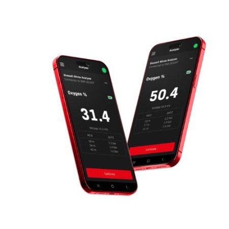 DNA Divesoft connected nitrox analyser