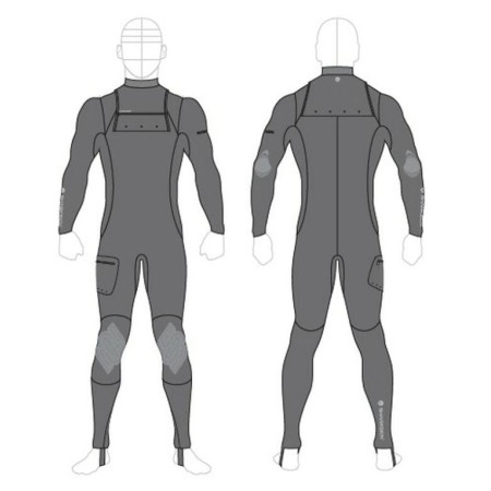 Men's Sharkskin T2 CHILLPROOF CHEST ZIP wetsuit