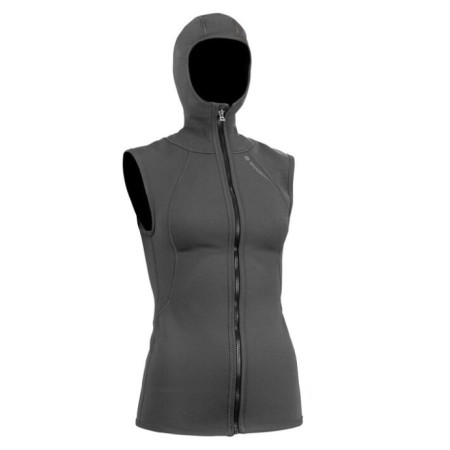 Sharkskin CHILPROOF T2 Women's Hooded Sleeveless Jacket