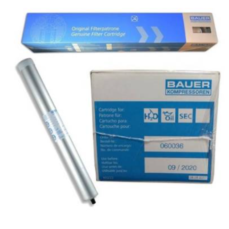 Cartouche de filtration BAUER P60 pour compresseur avec P60/61