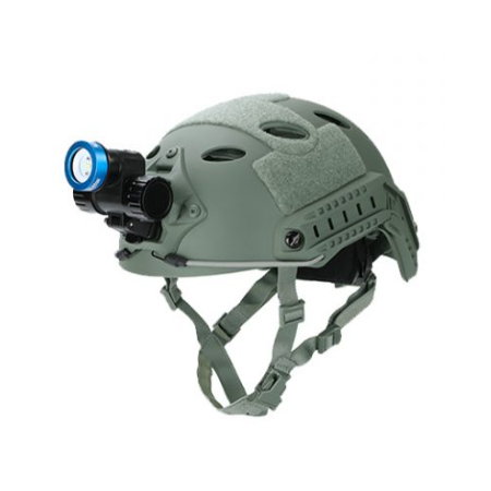 Diving lamp holder for BIGBLUE helmet