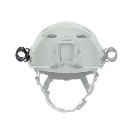 Horizontal diving light holder for BIGBLUE helmets