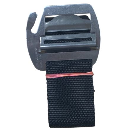 Ceinture de plomb boucle inox avec crochet 145cm