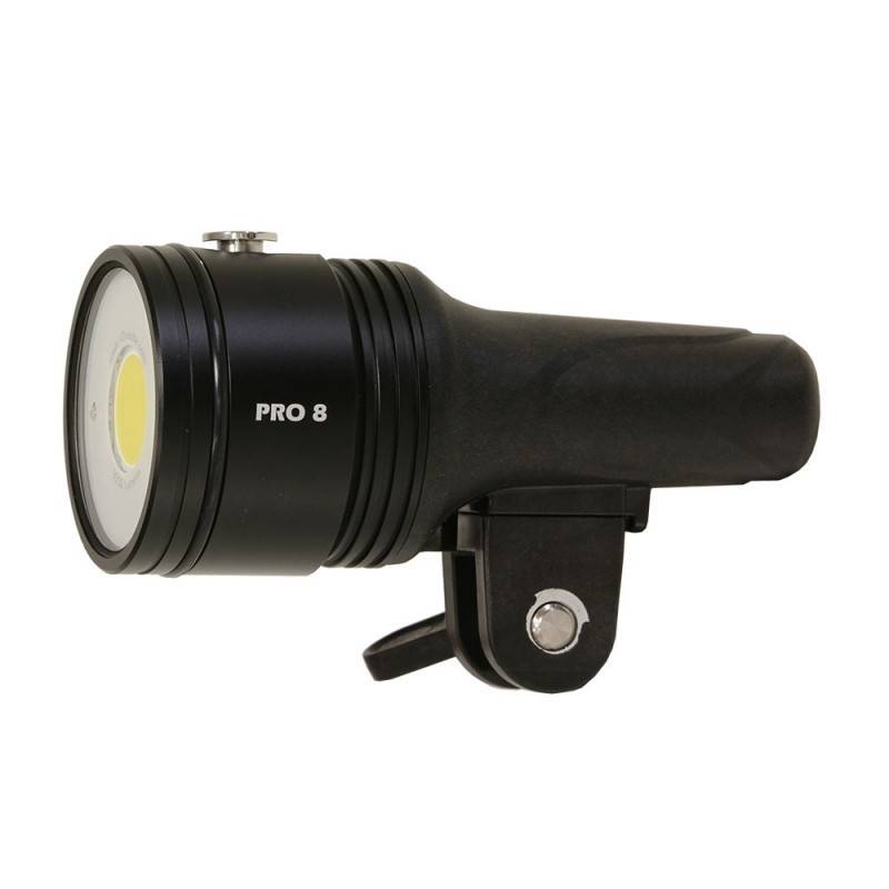 Scuba light I-Torch PRO 8 monoled - 3000 Lm + red