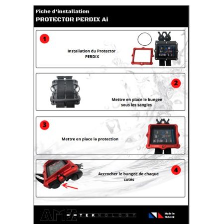 Shearwater Perdix computer screen protector in aluminium
