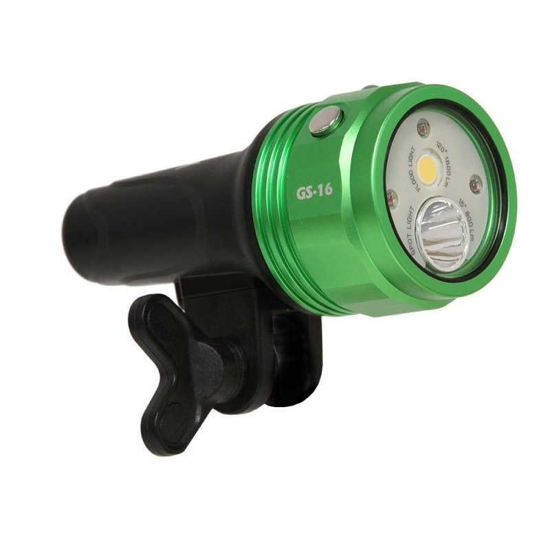 Phare vidéo explo I-Torch Fish-Lite GS-16 - 1600Lm Phare vidéo explo I-Torch Fish-Lite GS-16 - 1600Lm