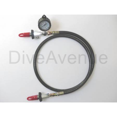 Equalizer set DIN-DIN with pressure gauge 180cm long