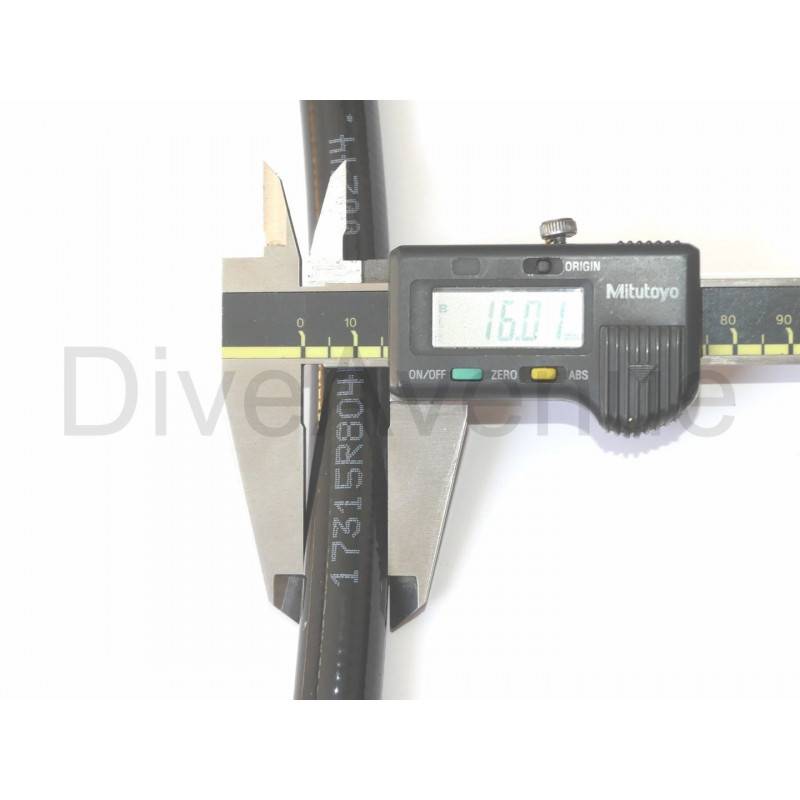 Lyre de transfert DIN-DIN 300bar avec manomètre - 180cm long