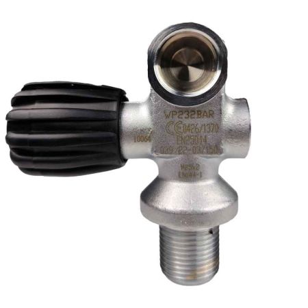 Robinet 1 sortie AIR DIN 232 bars M25x2 marque "SOS"