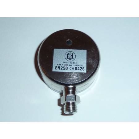 Manomètre OXYGENE 0-450bars immergeable diamètre 52mm