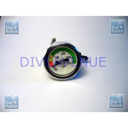 Mini pressure gauge 0-350bars on HP hose