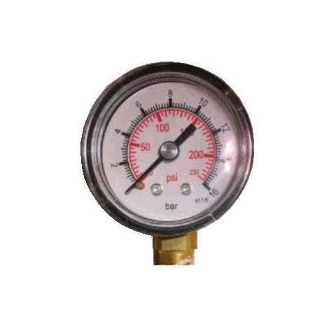 Pressure gauge 0-16BAR - 0-230PSI