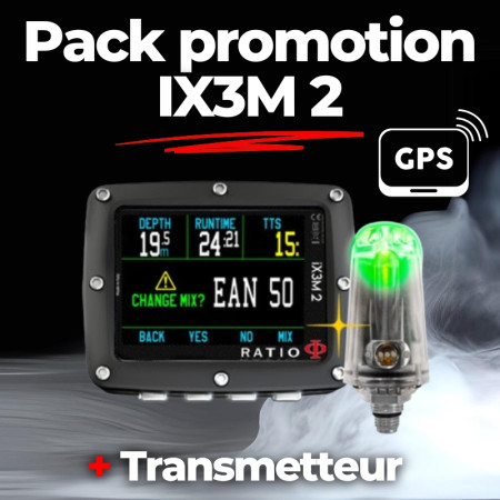 Ratio IX3M2 TECH promo pack + GPS with pressure transmitter