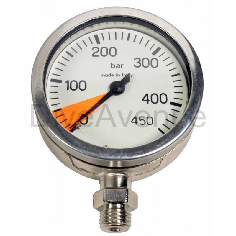 0-450bars underwater spare pressure gauge 63mm