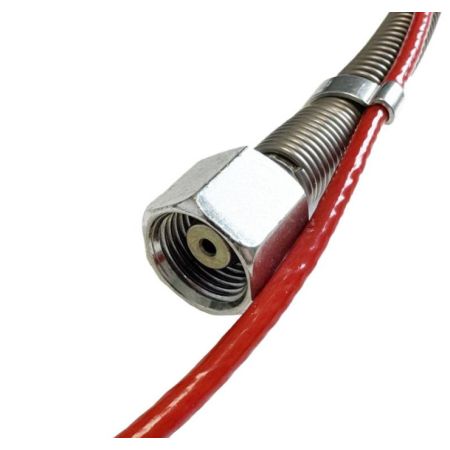Flexible HP BAUER avec ressorts et câble anti-fouet