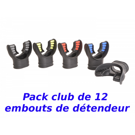 Pack club : 12x embout de détendeur plongée confort