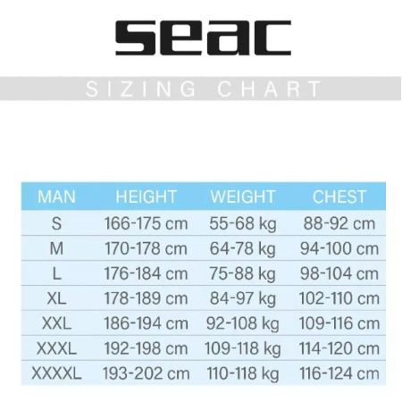 Combinaison apnée SEAC ENERGY 2mm Homme