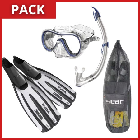 Kit piscine palmes masques et tubas SEAC