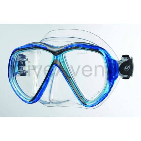 Two lens dive mask in silicon - 12x pieces pack