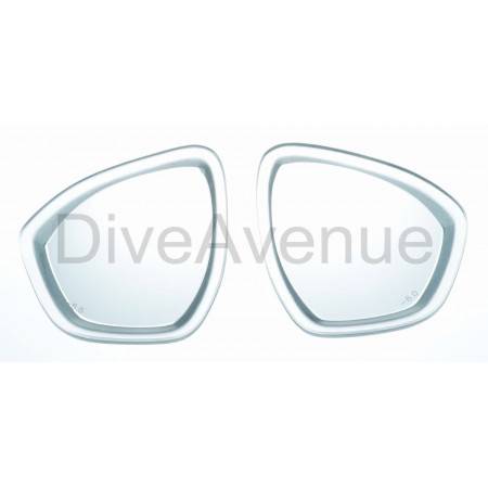 Two lens dive mask in silicon - 12x pieces pack