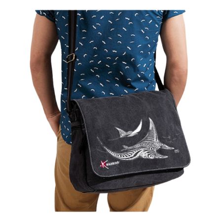Ray tattoos Vintage Canvas Kanumera Messenger Bag