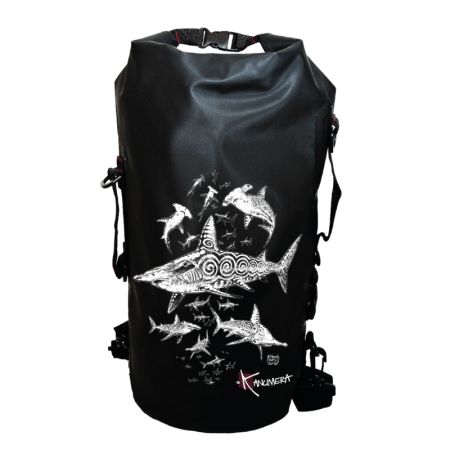 Kanumera dry bag 35 Liters Backpack Hammerhead Sharks