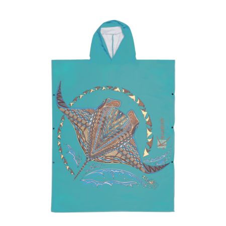 Poncho Microfibre Kanumera Grand Modèle Origine Les Raies