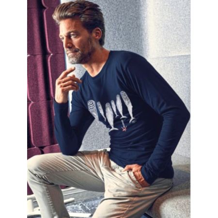 T-shirt Kanumera Homme manches longues le sommeil des Cachalots