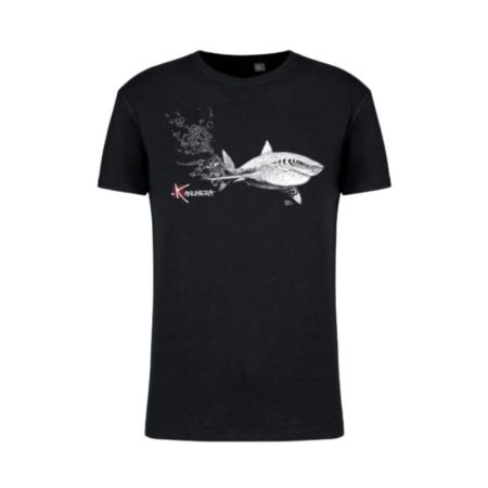 T-shirt Kanumera Homme Bio Le Requin Blanc et le Plongeur