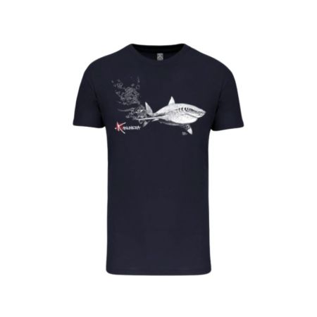 T-shirt Kanumera Homme Bio Le Requin Blanc et le Plongeur