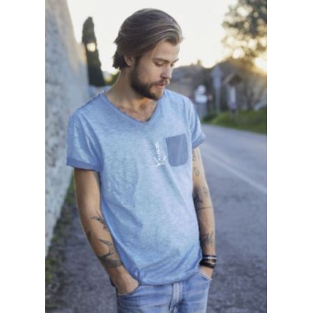 T-shirt Kanumera Homme délavé La Pieuvre Tatoo