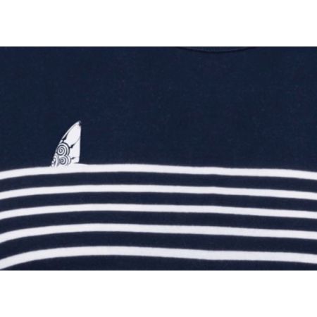 Long Sleeve Striped Shirt Kanumera Men's Shark Fin