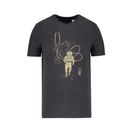 T-shirt Kanumera Homme Bio La Pieuvre et Le Scaphandrier