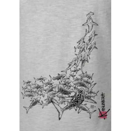 T-shirt Kanumera Homme délavé L'Attaque des Requins