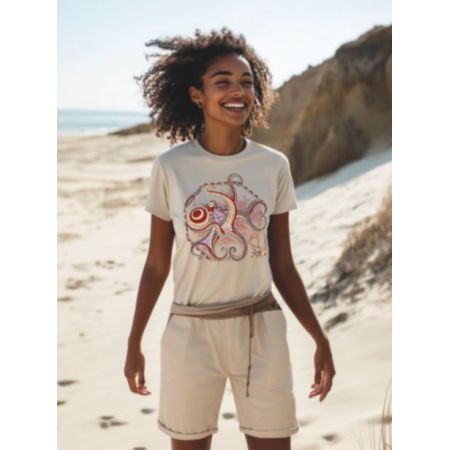 Kanumera T-shirt Women's Organic Origin The Octopus