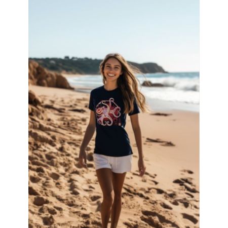 T-shirt Kanumera Femme bio Origine La Pieuvre